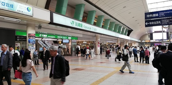 川崎駅の中央通路