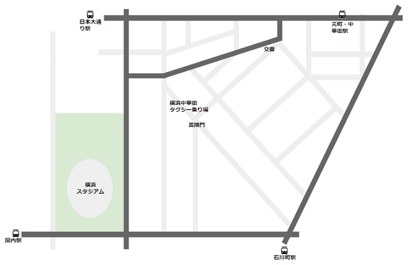 横浜中華街マップ