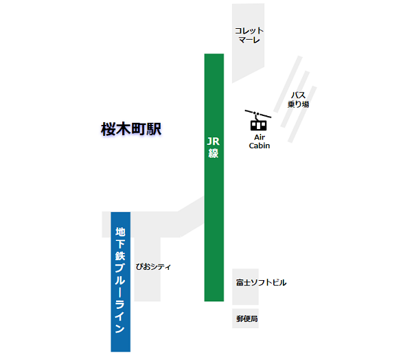 桜木町駅周辺マップ