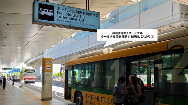 羽田空港第3ターミナル移動連絡バスのりば
