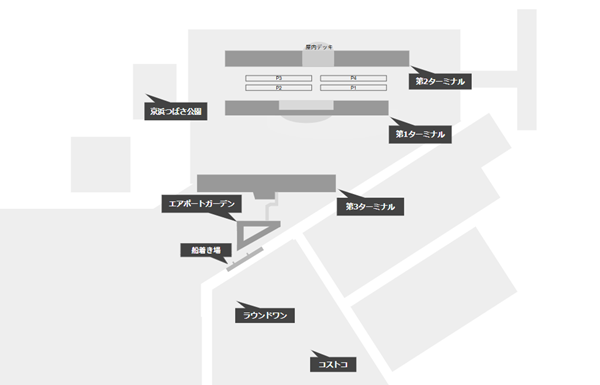 羽田空港周辺施設map